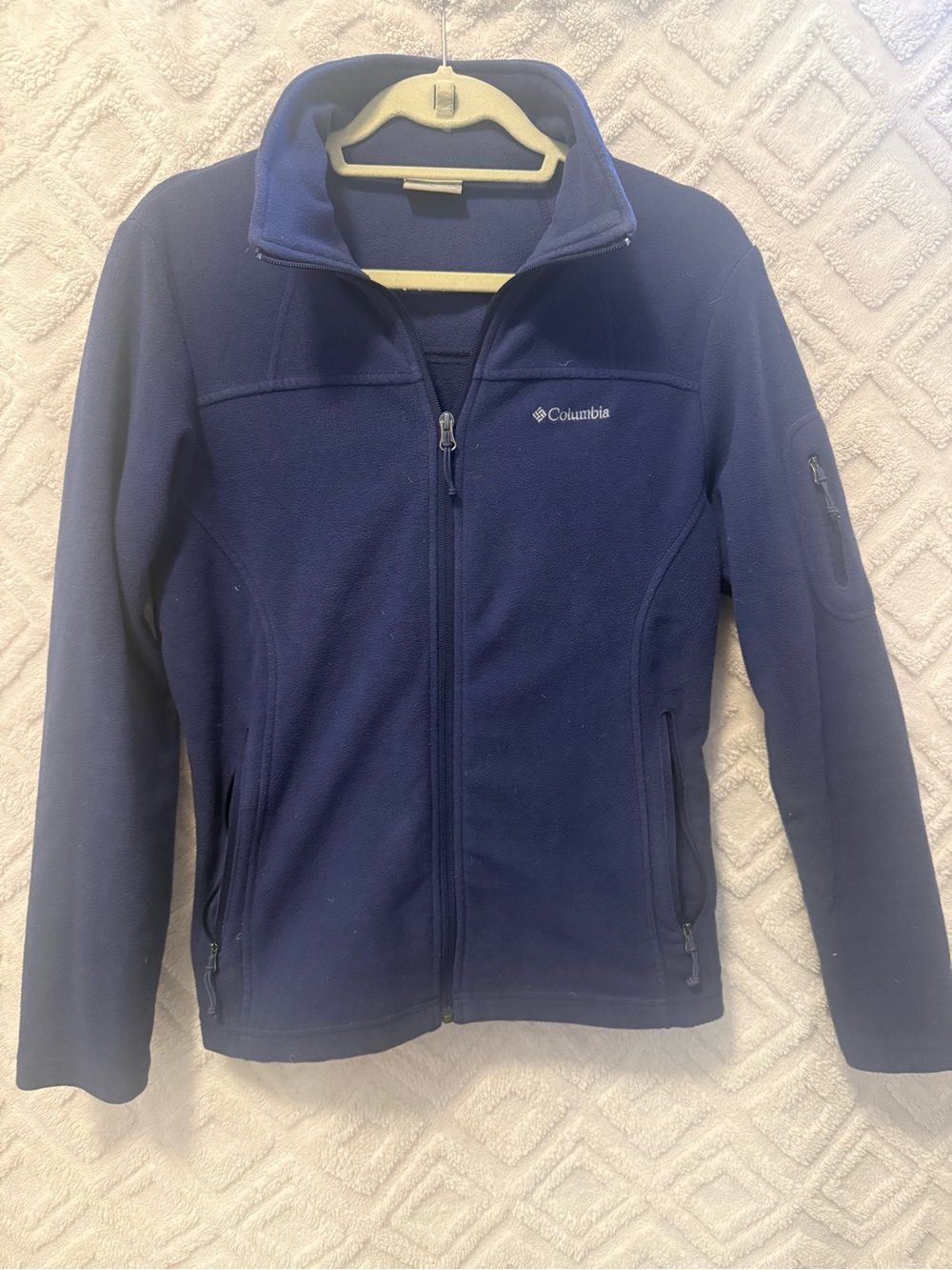 Columbia Kids Navy Full-Zip Fleece Jacket